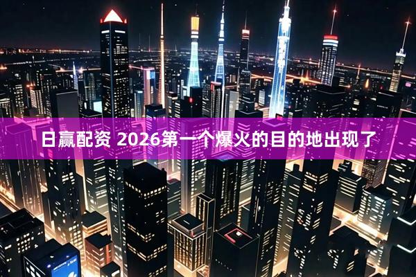 日赢配资 2026第一个爆火的目的地出现了