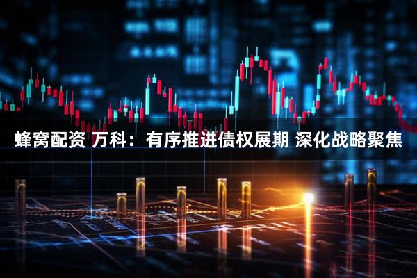 蜂窝配资 万科：有序推进债权展期 深化战略聚焦